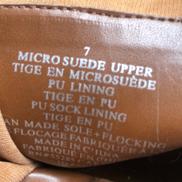 Express Lace-Up Slouchy Peep Toe Bootie Faux Suede - Picture 5 of 7